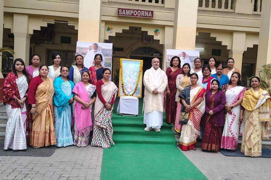 214 meditators have received Vedic Divine Technique from Brahmachari Girish ji at Guwahati