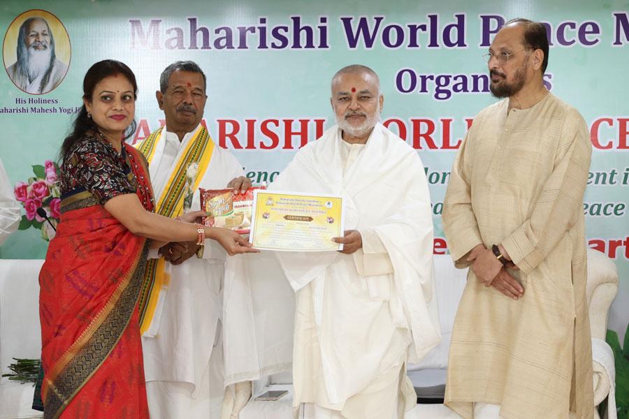 7 days Maharishi World Peace Assembly has concluded Bhopal with valedictory celebration.