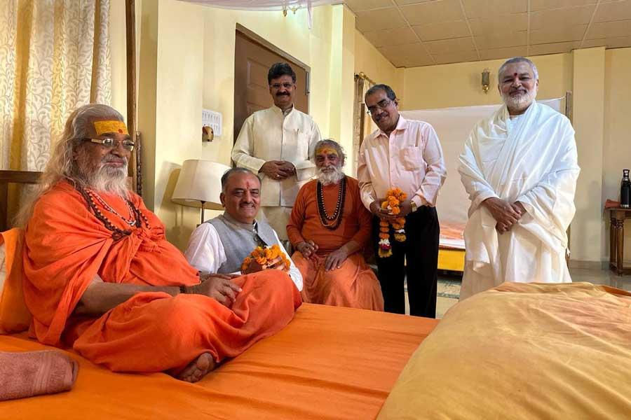 Brahmachari Girish ji has got Darshan and received blessings of Jyotishpeethadheeshwar Jagatguru Shankaracharya Swami Vasudevanand Saraswati ji Maharaj.	