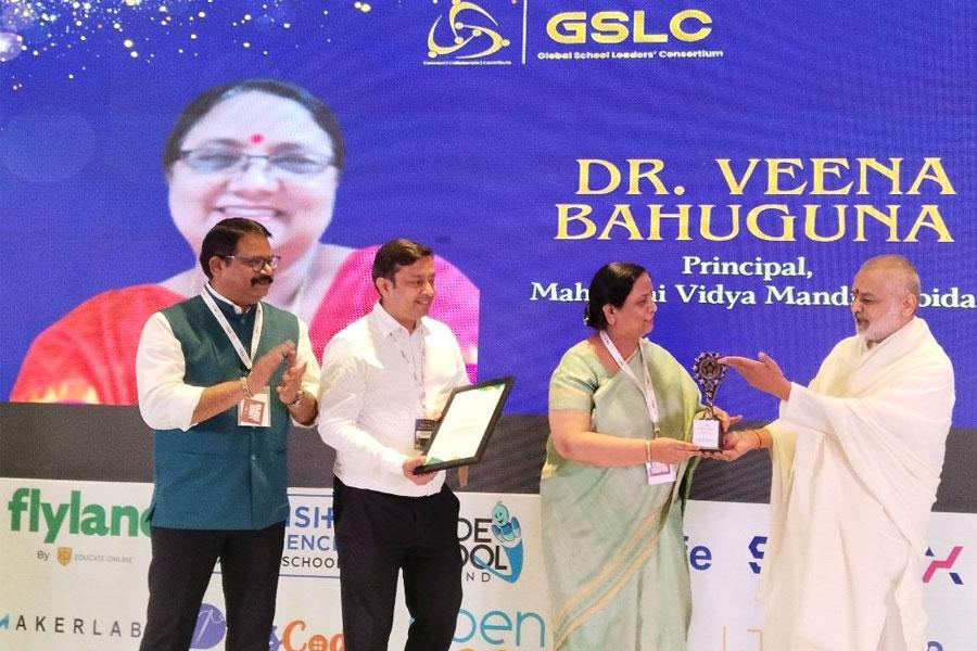 Global School Leaders Consortium has identified and selected best administrators and principals for Excellence Award. Mrs. Veena Bahuguna-Noida has received the Award.