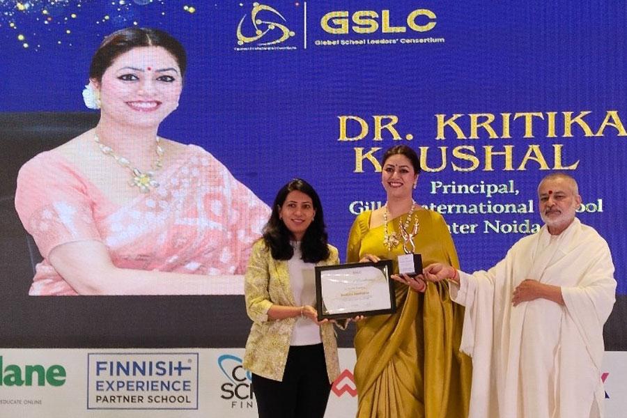 Global School Leaders Consortium has identified and selected best administrators and principals for Excellence Award. Brahmachari Girish Ji, Chairman of Maharishi Group of Educational Institutions was invited as Special Guest of Honour and was honoured by the GSLC group. Girish Ji was also requested to confer awards to awardees.
