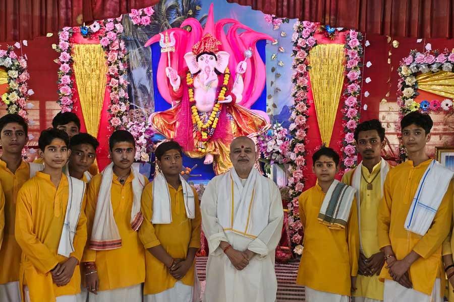 It was a great day to have Darshan of Ganapati Ji in many Maharishi Campuses today.